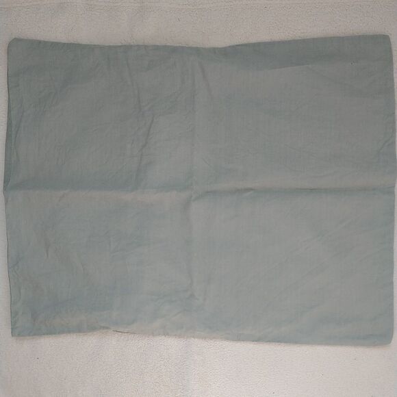 HALLMART Collectibles Pillowcase 100% Linen 100% Cotton Green Standard Size 1x - Picture 2 of 7